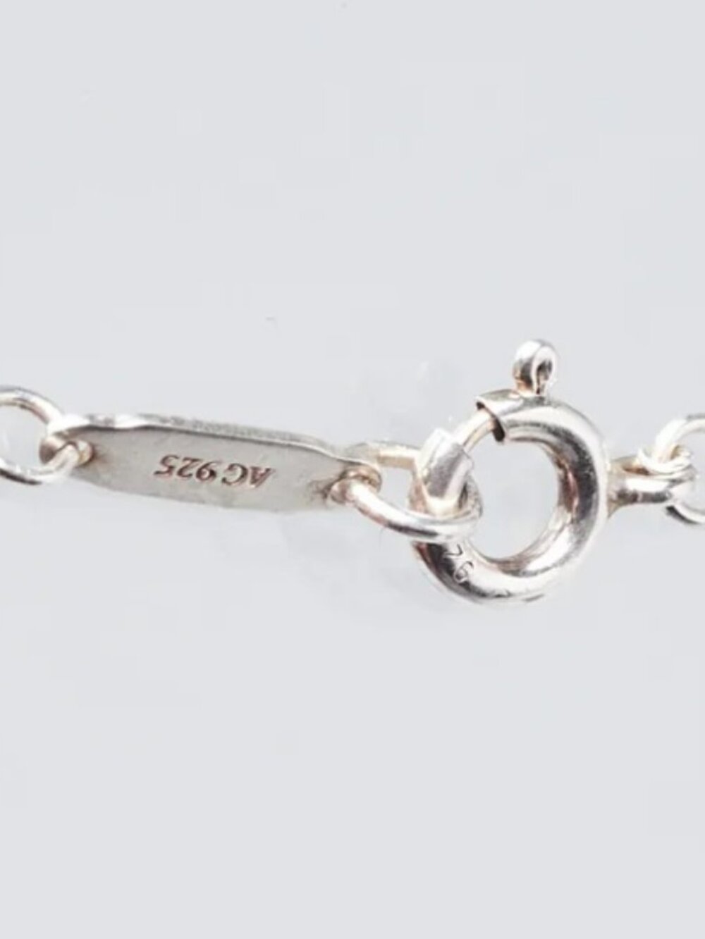 Tiffany & Co. Sterling Silver Mini Heart Key Pendant Necklace, EUC - Picture 7 of 8